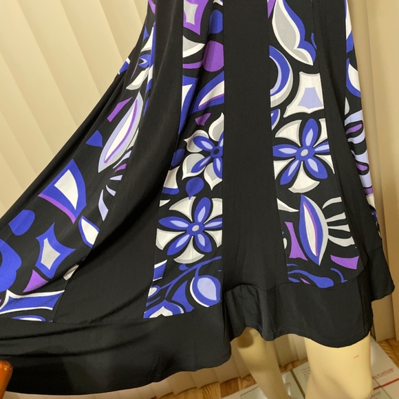 Women Small Stunning Hippie Boho Tank Flare  Dress- Flare out panels, gorgeous c - Picture 3 of 7